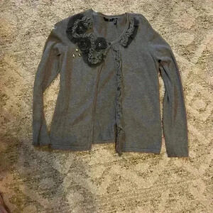 Retro Sweater with Feminine Details. So Demure!